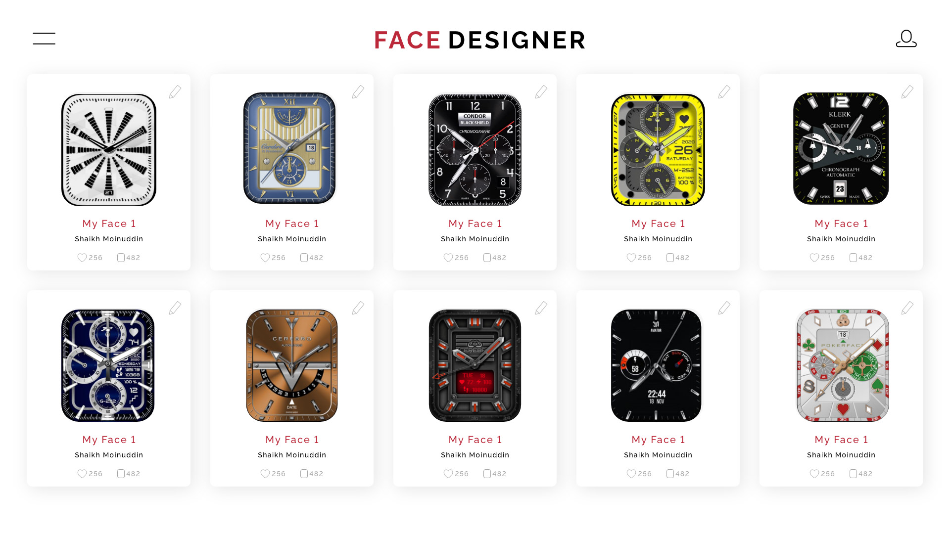 Apple Watch Faces - Apple Face Designer